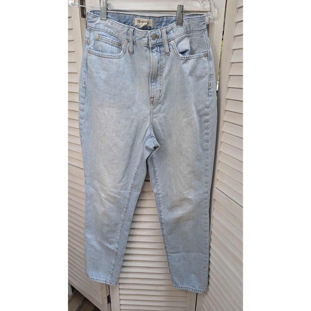Madewell The Curvy Perfect Vintage Jean Size 27 Light Wash Blue High Rise